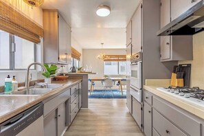 Whip up your favorite dishes in our fully stocked kitchen