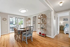 Great flow from living space to dining to sleeping