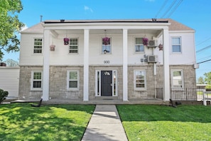 Exterior: A charming, well-maintained building with a welcoming entrance.