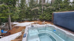 Relaxer dans notre SPA et Hamac au coin du feu