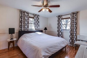 master bedroom, king size with luxury lines 