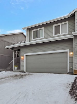 Driveway parking on the left