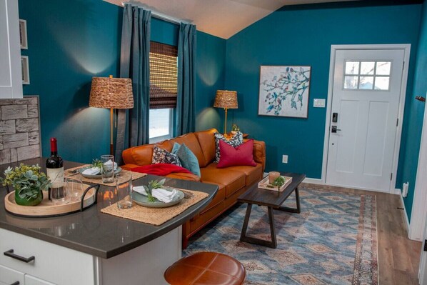 This charming designer house will surprise and delight.
