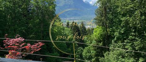 Vue depuis l’hébergement