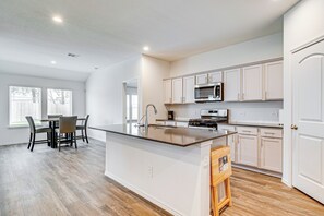 Property Interior | Single-Story Home | Free WiFi | Central A/C & Heating