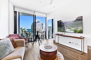 Cozy living area for the guests to relax