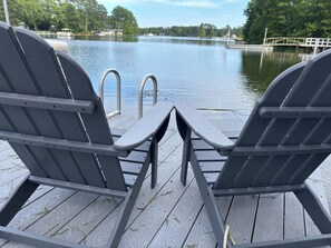 Relax on the dock with lovely view