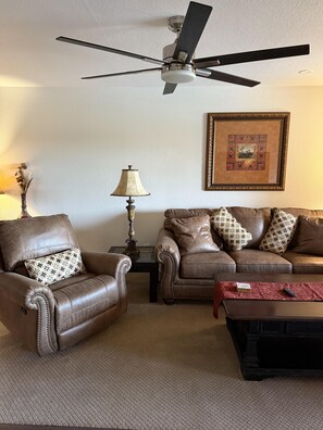 Comfortable high end leather couches and furnishings