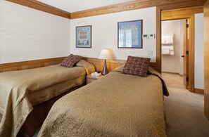 Bedroom 2 can be 2 beds or made a queen