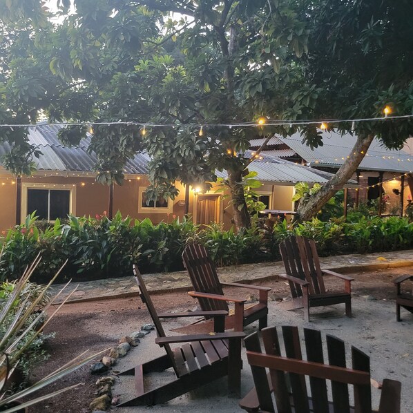 Outside sitting area