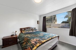 Master bedroom with queen bed