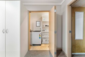 Laundry, with washing machine