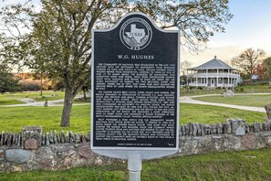 The Kingsby Cottage is part of a historic land marker placed in 2015 for W. G. Hughes!