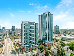 Building Exterior and Views of the City