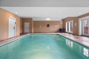 Splash in a private indoor heated pool!