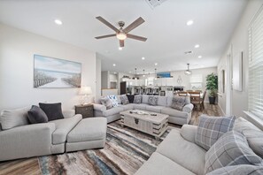 Flipped floor plan allows for amazing views from living room and kitchen.