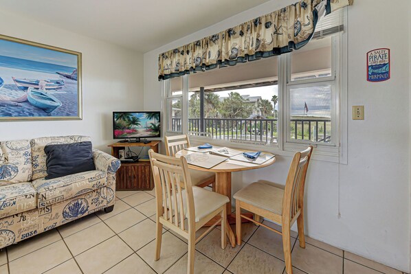 Living Room with Double Sofa Bed