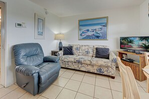 Living Room with Double Sofa Bed