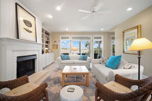 Living Room with Marsh View