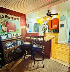 Funky Kitchen -- includes a fully equipped work space