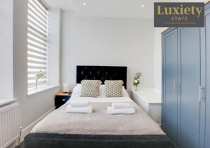 Bedroom at Luxiety Stays Short Lets Serviced Accommodation Southend on Sea
