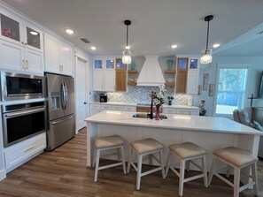 Fabulous Kitchen with all the Amenities, room for plenty of cooks in the kitchen