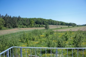 Blick vom Balkon