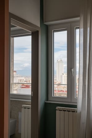 Stadsutsikt från boendet