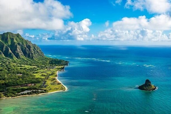 Kualoa Regional Park (15 minutes away)