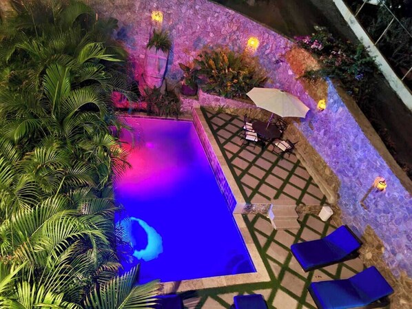 Pool by night