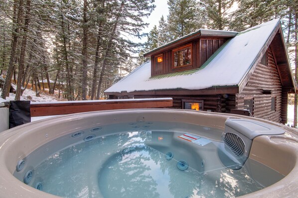 Bain à remous extérieur