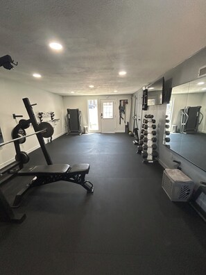 Access to a full shared gym on the property.