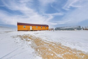Property Exterior | Single-Story Cabin | RV/Trailer Parking Allowed