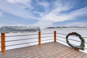 Deck | Pasture & Hill Views
