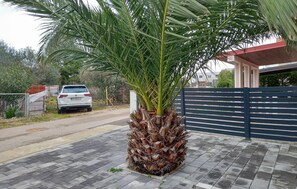 outside