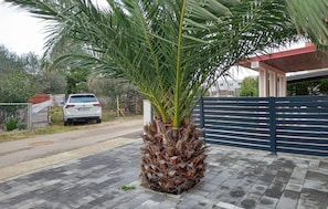 outside