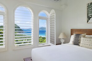 BEDROOM 1: Private sanctuary in the 1st building, with king size bed & ensuite