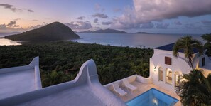 Incredible views of Long Bay, Belmont Pond & Jost Van Dyke from the rooftop deck