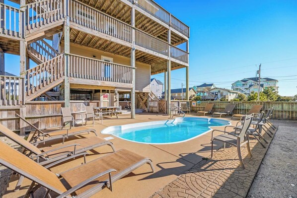 Surf or Sound Realty - 1223 - Sunsets in Rodanthe - Pool Area -3