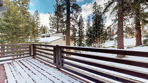 Deck off of bedroom 2 