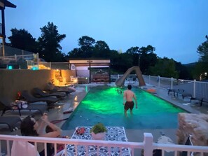 Peaceful Pool Lighting