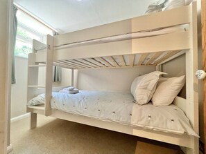 Small but perfectly formed bunk room with views to the rear and the garden