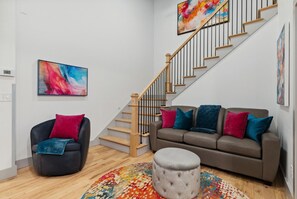 Den with sleeper sofa (queen size mattress)