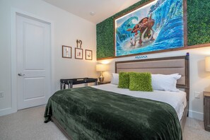 Disney themed home
Frozen inspired bedroom
Toy Story bedroom 
moana bedroom
