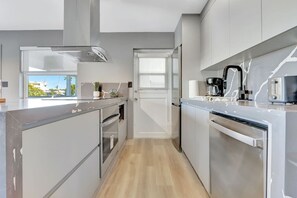 Fully stocked kitchen for your culinary adventures.