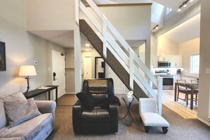 Staircase to the loft bedroom