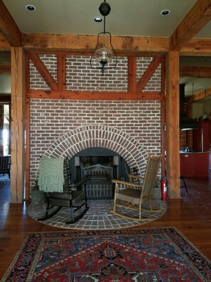 Welcoming Fireplace