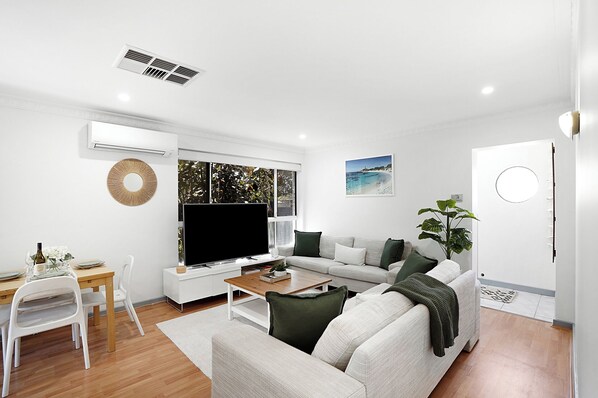 Comfort meets entertainment in this stylish living space