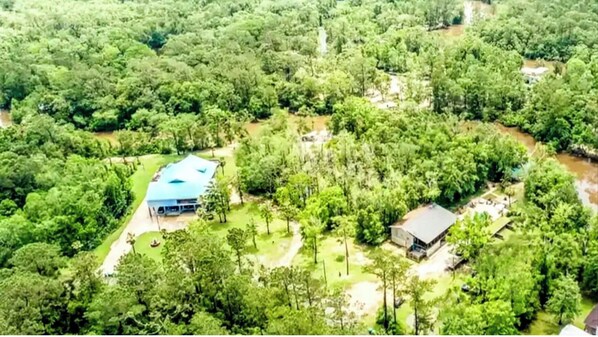 Great Escape(R) & River Lookout(L) within easy walking distance on Biloxi River