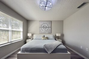 Second Floor master bedroom (King Sized bed) with private EnSuite